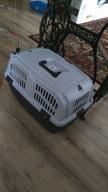 img 2 attached to Clipper carrier for cats and dogs MPS Skudo 2 36x35x55 cm 55 cm 35 cm 36 cm grey/white 12 kg 1.68 kg review by Czesawa Kubiak (Czes ᠌