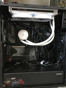 img 10 attached to Water cooling system ID-COOLING AURAFLOW X 240 EVO SNOW white/RGB