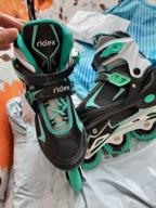 img 1 attached to Sliding roller skates Ridex Allure, river. 31 – 34 mint review by Dorota Dudek ᠌