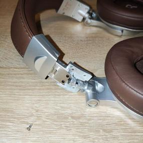 img 8 attached to OneOdio Fusion A70 Wireless DJ Headphones Brown