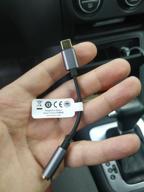 img 1 attached to Adapter Baseus USB Type-C (m) - mini jack 3.5 (CATL54-0G), 0.09 m, black/dark gray review by Adam Nowak ᠌