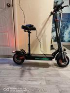 img 2 attached to Electric scooter KUGOO Max Speed, up to 120 kg, black review by Franciszka Adler ᠌