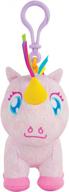 unicorn doodle bear clip-on plush toy with washable mini marker - original design logo
