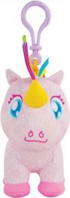 img 4 attached to Unicorn Doodle Bear Clip-On Plush Toy With Washable Mini Marker - Original Design