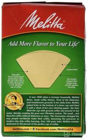 img 3 attached to ☕ Melitta Brown Coffee Filters, Natural, Pack of 2, 4 Filters per Pack, 100 Count