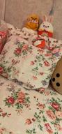 img 1 attached to FADFAY Duvet Cover Set Twin Elegant Watercolor Floral Bedding Shabby Orange Flower Bedding Vintage Farmhouse Bedding 100% Cotton Ultra Soft Comforter Cover With Hidden Zipper Closure 3Pcs, Twin Size review by Crystal Wilson