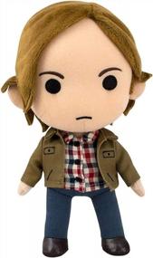 img 4 attached to 18-Inch Multi-Colored QMx Plush Of Sam Winchester - Ideal For Q-Pals Enthusiasts