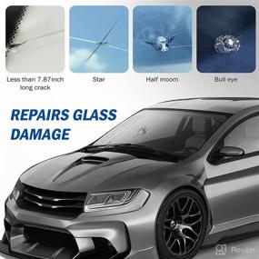 img 2 attached to Revive Clarity: zeBrush Windshield Repair Kit for Effective Chip and Scratch Fix, Bulls-Eye, Star-Shaped, and Half-Moon Cracks on Auto Glass