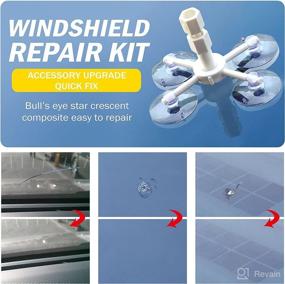 img 3 attached to Revive Clarity: zeBrush Windshield Repair Kit for Effective Chip and Scratch Fix, Bulls-Eye, Star-Shaped, and Half-Moon Cracks on Auto Glass