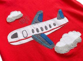 img 1 attached to Onlyso Toddler Little Chromatic Airplane Boys' Clothing via Tops, Tees & Shirts