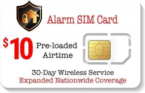 img 4 attached to SIM-карта SpeedTalk Mobile GSM Alarm с совместимостью 3-в-1 для бизнеса, домашней безопасности и защиты от краж. Без контракта, стандартные, микро- и наноразмеры. Включает 30 дней покрытия США.