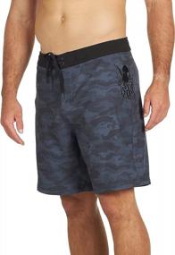 img 4 attached to Men'S Maui Rippers 4-Way Stretch Swim Trunks Boardshorts 18"-19