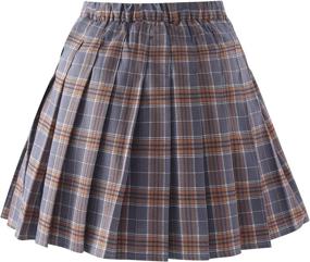 img 3 attached to 👗 Pleated School Little Girls' Clothing for Toddlers, Sizes 2T-6X, at Skirts & Skorts