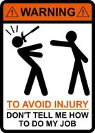 🔨 injury-prevention reminder: respect my professional skills ©, hammer, vinyl decal car sticker логотип