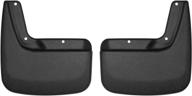 🚗 husky liners mud guards for ford edge se/sel/titanium (2015-2018) - rear mud guards, 2 pcs, black (part: 59391) логотип