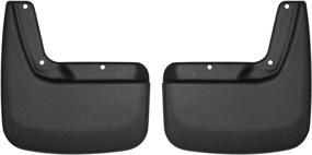 img 4 attached to 🚗 Husky Liners Mud Guards for Ford Edge SE/SEL/Titanium (2015-2018) - Rear Mud Guards, 2 PCS, Black (Part: 59391)