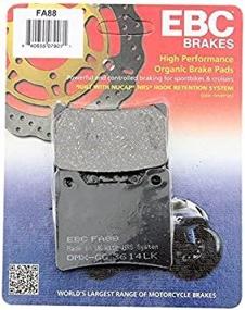 img 1 attached to 🔘 EBC Brakes FA88 Disc Brake Pad Set, Enhanced Performance in Sleek Black