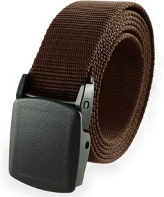 img 4 attached to 👖 Men's Belts by Thomas Bates: Outdoor-Friendly, Metal-Free, Breathable Accessories