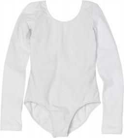 img 2 attached to 👚 Suzanna Long Sleeve Leotard for Big Girls by Sansha