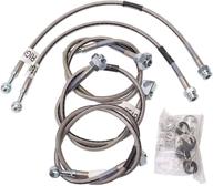 🚛 enhance your gm hd truck's braking performance with russell by edelbrock russell 695770 brake line kit (s/s 01-06) логотип