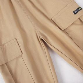 img 2 attached to Casual School Drawstring Jogger Pockets Boys' Clothing at Pants
