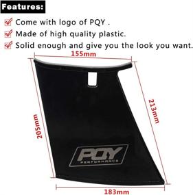 img 3 attached to 🚗 PQYRACING 2PCS Spoiler Wing Stabilizer for Subaru STI 04-07: Rally-Compatible Wing Stiffi Support with PQY Logo