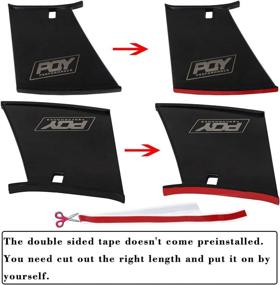 img 2 attached to 🚗 PQYRACING 2PCS Spoiler Wing Stabilizer for Subaru STI 04-07: Rally-Compatible Wing Stiffi Support with PQY Logo