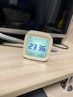 img 3 attached to Qingping Qingping Bluetooth Smart Alarm Clock Green review by Momchil Gavrilov ᠌