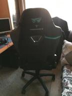 img 1 attached to Gaming chair ThunderX3 TC3, upholstery: faux leather, color: neon green review by Dagmara Pasternak ᠌