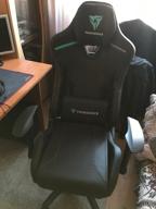 img 2 attached to Gaming chair ThunderX3 TC3, upholstery: faux leather, color: neon green review by Dagmara Pasternak ᠌