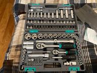 img 1 attached to Bit and socket set Stels Tool set, 1/2", 1/4", CrV, plastic case 94 pcs, Stels, 94 pcs, black review by Boyan Zlatev ᠌