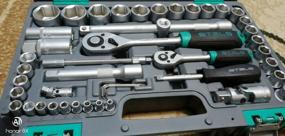 img 8 attached to Bit and socket set Stels Tool set, 1/2", 1/4", CrV, plastic case 94 pcs, Stels, 94 pcs, black