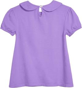 img 3 attached to 👚 Girls' Little Collar T-Shirt by City Threads - Tops, Tees, and Blouses