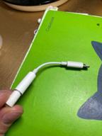 img 2 attached to Adapter / adapter Apple Lightning (M) - mini jack 3.5 (F), 0.1 m, white review by Ognian Dimoff ᠌