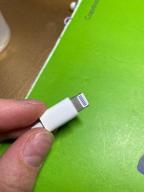 img 3 attached to Adapter / adapter Apple Lightning (M) - mini jack 3.5 (F), 0.1 m, white review by Ognian Dimoff ᠌