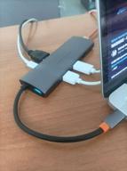 img 1 attached to USB hub Baseus Metal Gleam, connectors: 8, space gray review by Mateusz Jankowski ᠌
