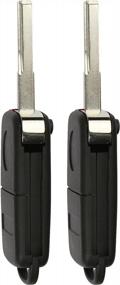 img 2 attached to Upgrade Your Vehicle Security: KeylessOption Pack Of 2 Replacement Remote Key Shells - Hassle-Free Solution!