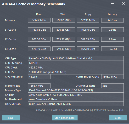 img 2 attached to Memoire 4400 2X8G TOUGHRAM R009D408GX2 4400C19A review by Boyan Marinov ᠌