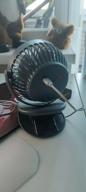 img 2 attached to Table fan SOLOVE F3, pink review by Iveta Srnikova Privr ᠌