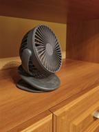 img 1 attached to Table fan SOLOVE F3, pink review by Gabriela Trocka ᠌