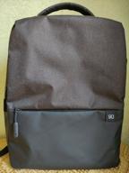 img 1 attached to Backpack NINETYGO Light Business Commuting dark gray review by Kiril Grahovski ᠌