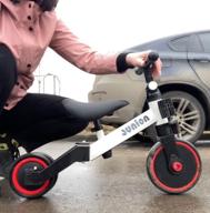 img 2 attached to JUNION Stepni children's 3 in 1 transforming balance bike, orange review by Franciszka Ludwin ᠌