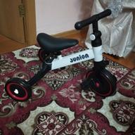 img 1 attached to JUNION Stepni children's 3 in 1 transforming balance bike, orange review by Dorota Dudek ᠌