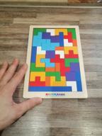 img 2 attached to Puzzles for kids Rainbow Kids Tetris Montessori educational toys review by Ada Dudek