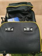 img 2 attached to Goodyear Travel Bag on Wheels with Retractable Handle, Black review by Iveta Urbanov ᠌