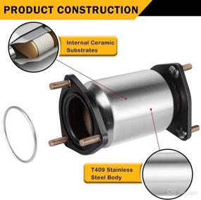 img 3 attached to Catalytic Converter for 2004-2008 Chevy Chevrolet Aveo / 🚗 Aveo5 1.6L - Direct Fit & EPA Compliant - AUTOSAVER88