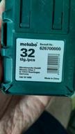 img 3 attached to Bit set Metabo 626700000, 32 pcs, green review by Janis Ziemelis ᠌