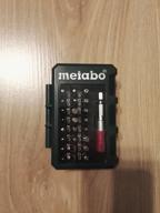 img 3 attached to Bit set Metabo 626700000, 32 pcs, green review by Mateusz Dbski ᠌
