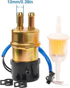 img 3 attached to 🏍️ Road Passion 12v 55LPH Electric Fuel Pump: High Performance for Honda Goldwing 1200 GL1200A, V45 Magna VF750C, V65 Magna VF1100C (1982-1987)