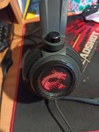 img 1 attached to Computer headset MSI DS502 GAMING HEADSET, black-red review by Stanisaw Borowski ᠌
